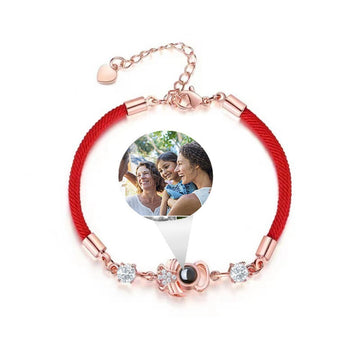 Bracelet de projection de couple petit ange bijoux bracelet personnalisation photo 