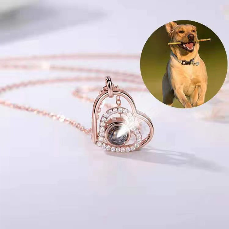 Personalized S925 Silver Projection Necklace