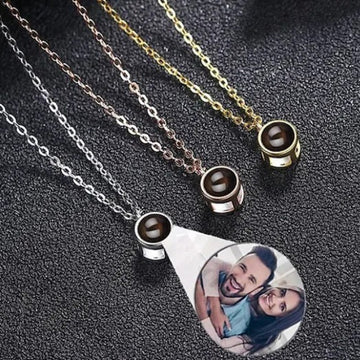 Personalized Photo Projection Necklace