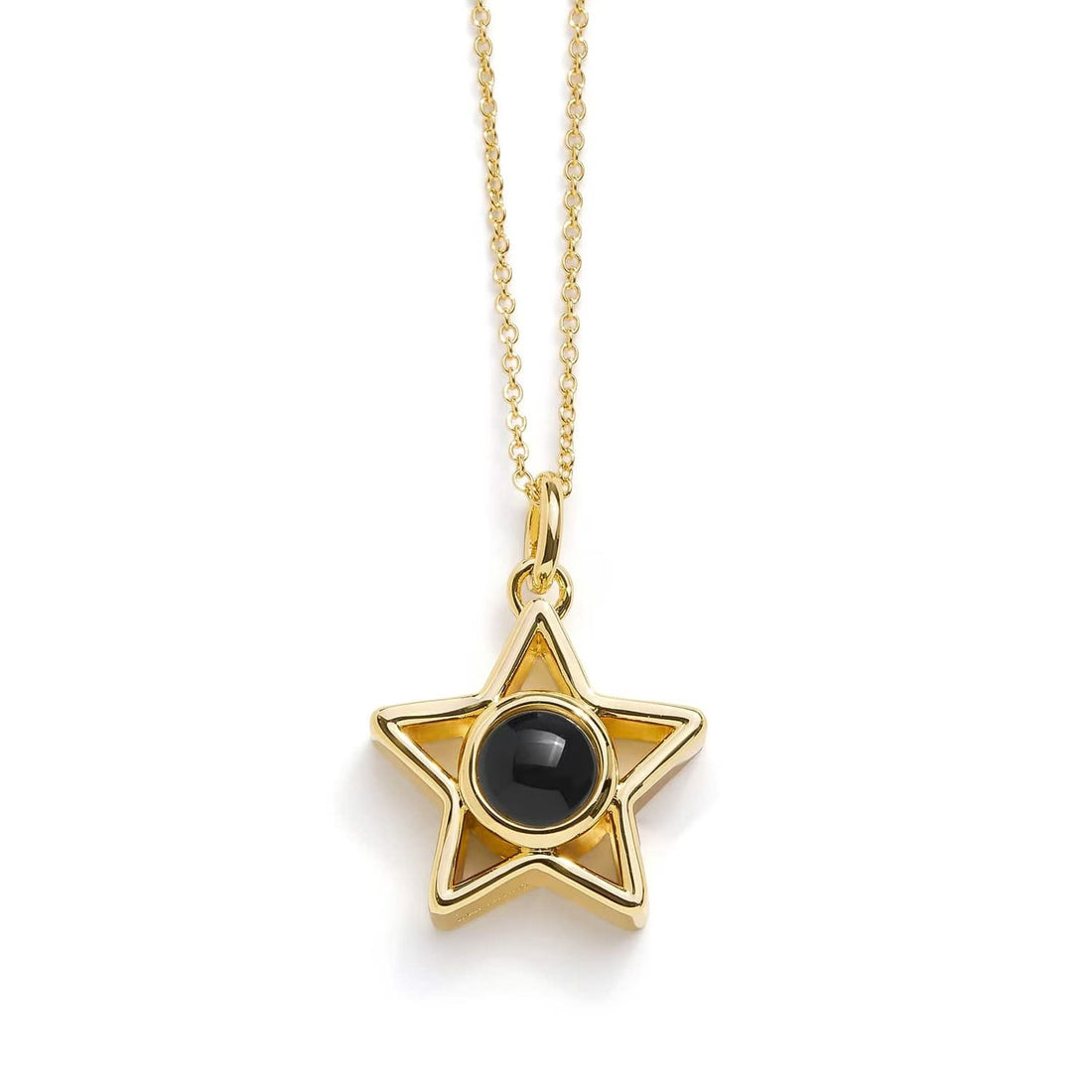 Personalized Five-Pointed Star Clavicle Chain Projection