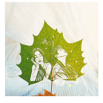 Feuilles sculptées Photos Cadeau d'anniversaire personnalisé haut de gamme Couple Amis Cadeau petite amie Besties cadeaux d'anniversaire romantiques pour petite amie 