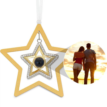 Personalized Five-pointed Star  Projection Necklace